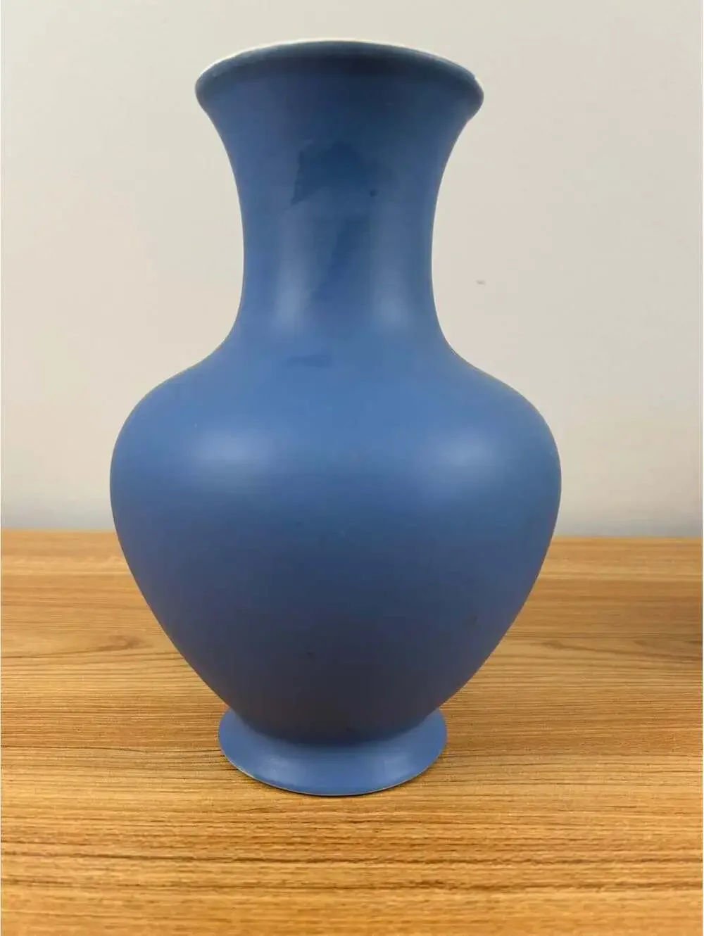 Coors Art Pottery Art Deco Matte Blue Ceramic Vase 1939 Colorado State 6 X 5